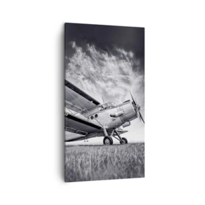 Lærredstryk - Billede på lærred - Den bevingede vandringsmand - 45x80 cm