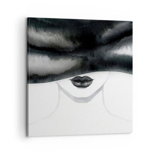 Lærredstryk - Billede på lærred - Et sensuelt mysterium - 60x60 cm