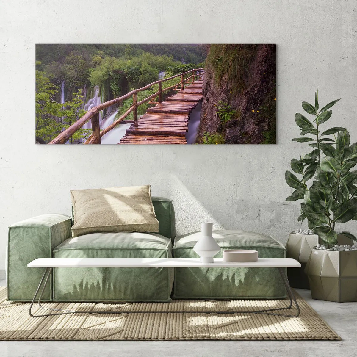Billede på glas - En utrolig skønhed - 100x40 cm