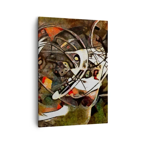 Lærredstryk - Billede på lærred - Kan du høre bevægelse? - 50x70 cm
