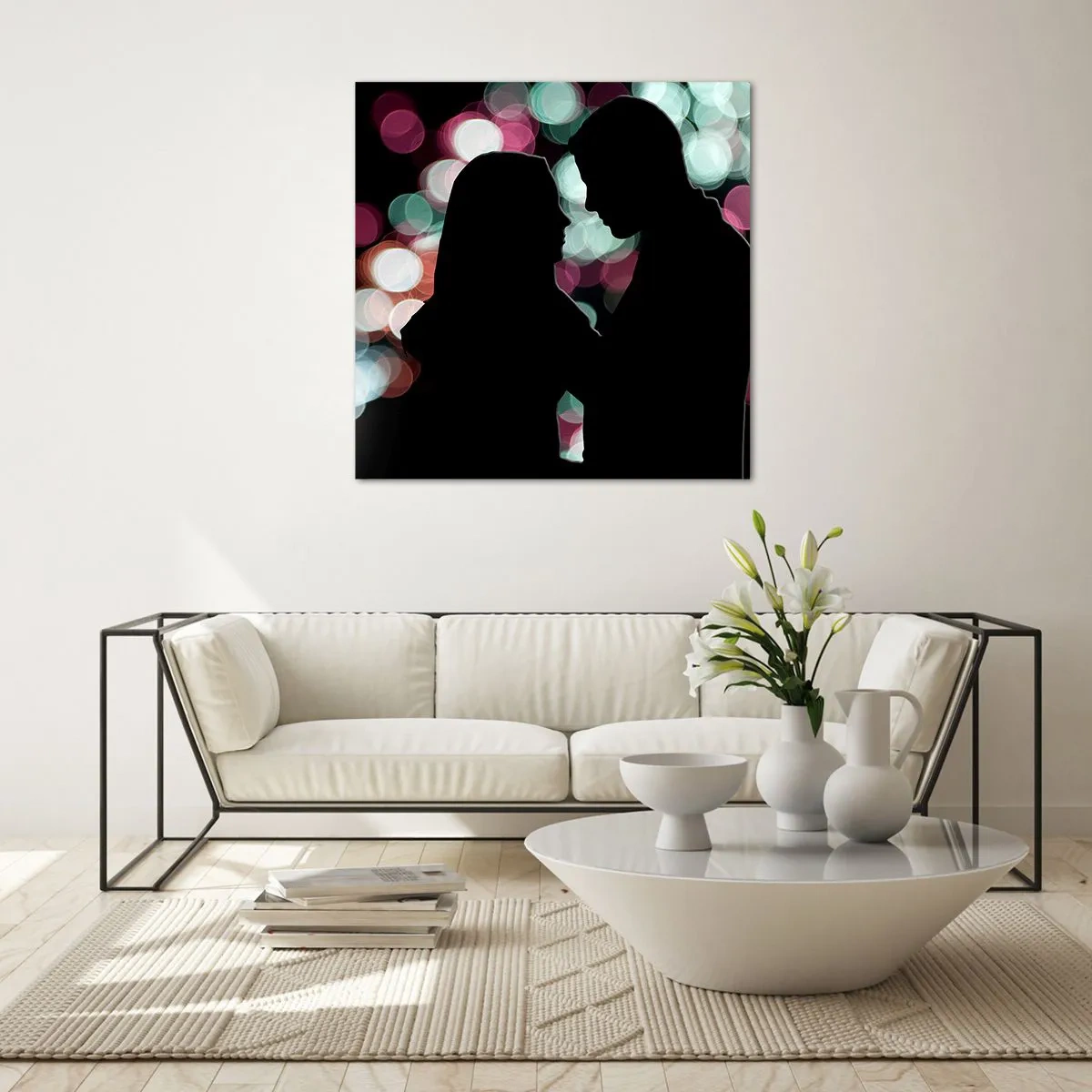 Billede på glas - Ja! - 60x60 cm