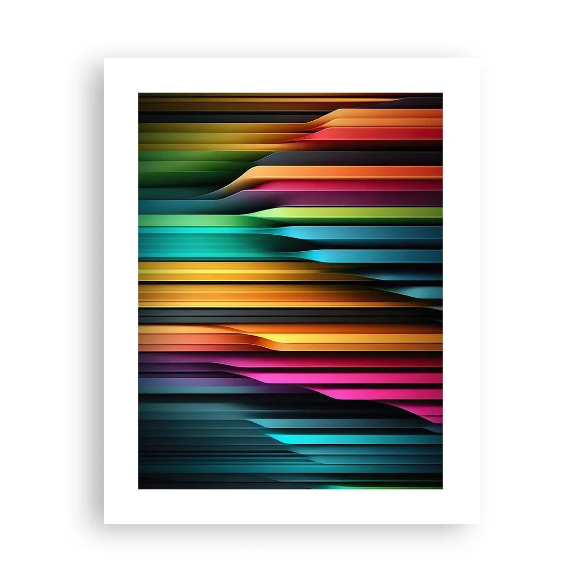 Plakat - Lysende orgel - 40x50 cm
