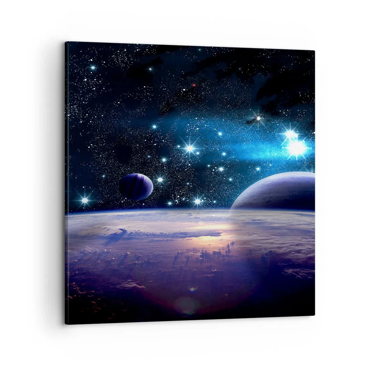 Lærredstryk - Billede på lærred - Er du stadig alene? - 50x50 cm
