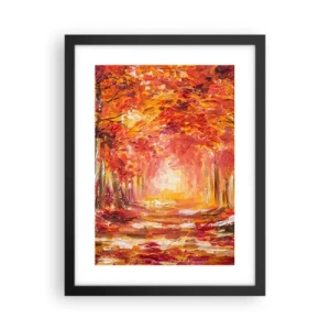 Plakat i sort ramme - Kobberskov - 30x40 cm