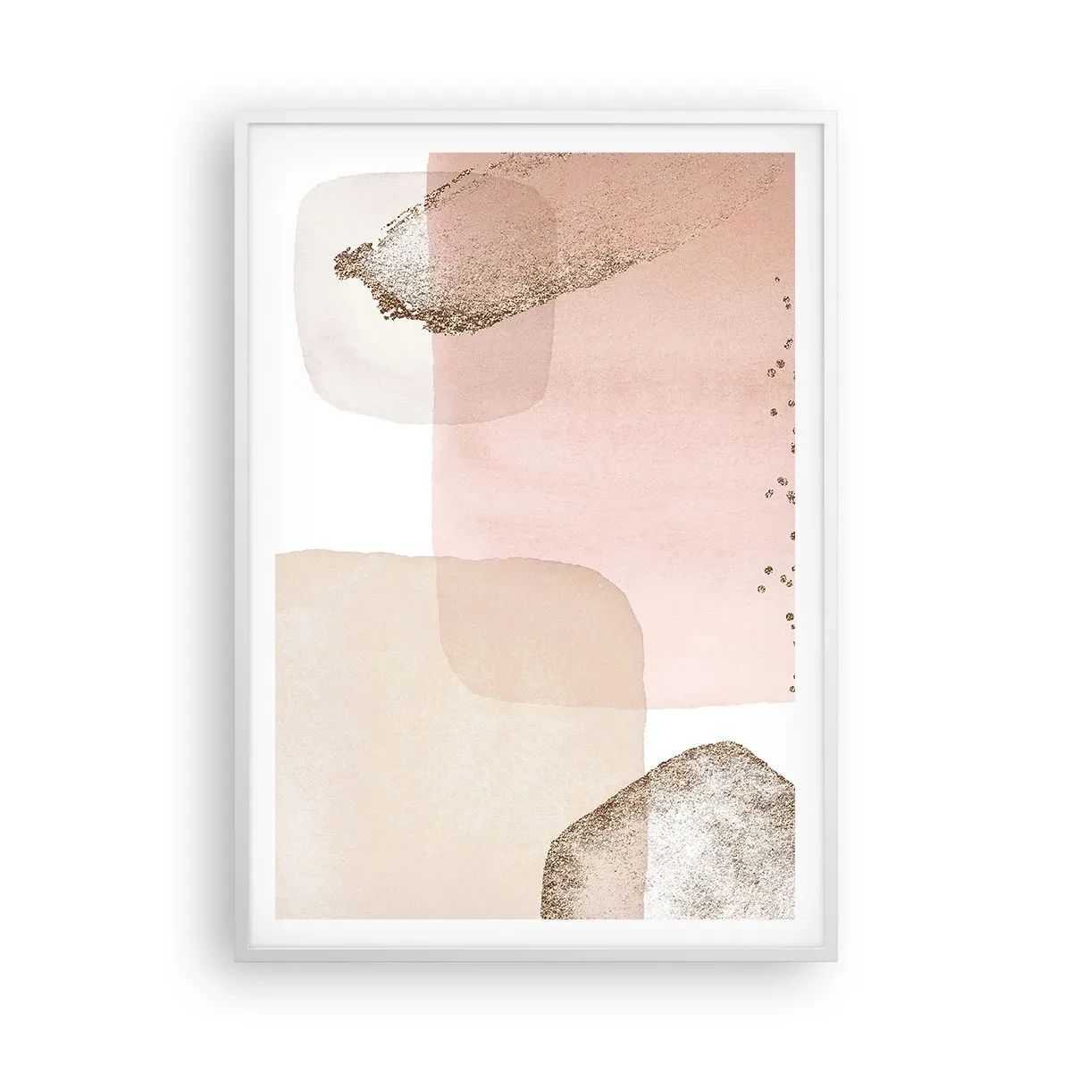 Plakat i hvid ramme - Et kig gennem farver - 70x100 cm