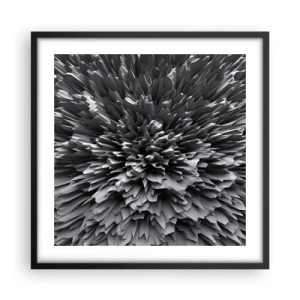 Plakat i sort ramme - Det kan ikke blive skarpere end dette - 50x50 cm