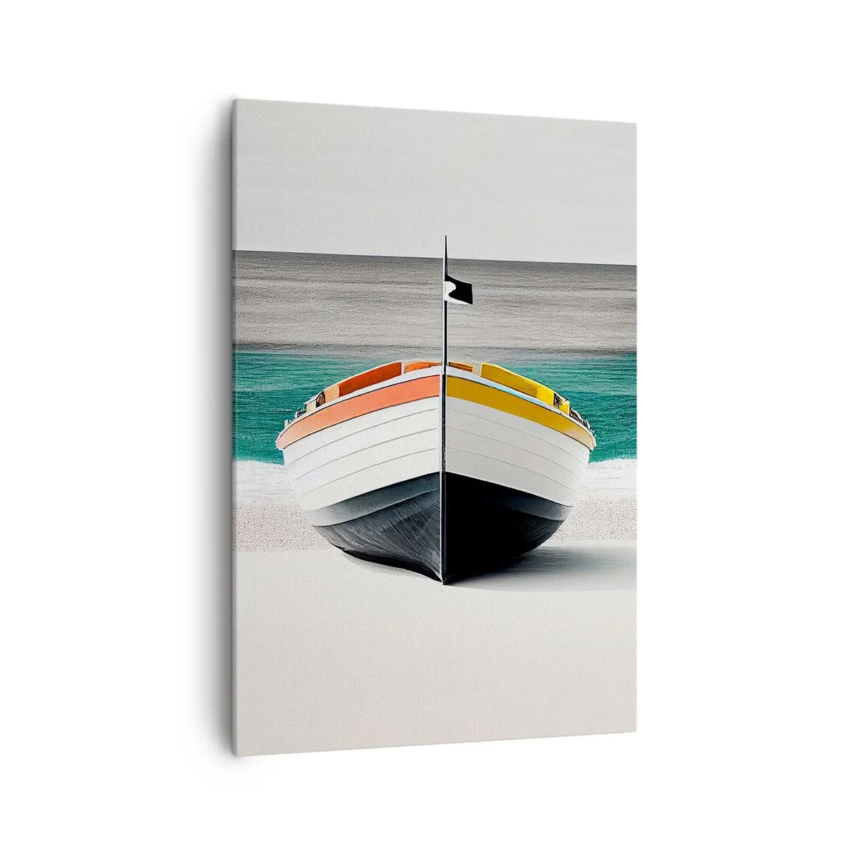 Lærredstryk - Billede på lærred - På sin plads - 70x100 cm