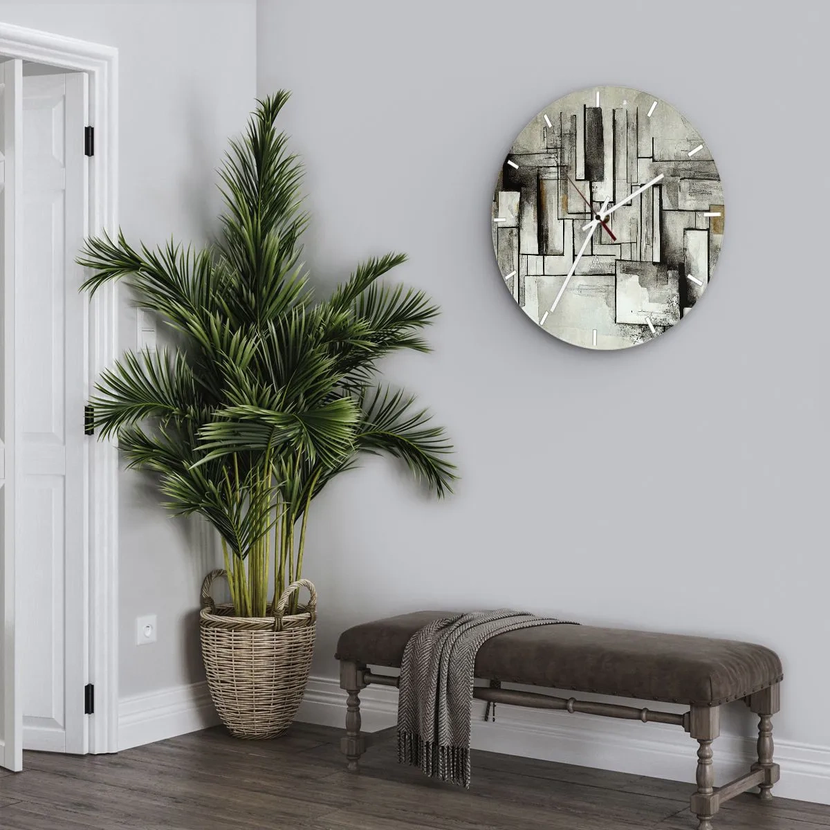 Vægur, Uret - Enkelthedens kraft - 40x40 cm