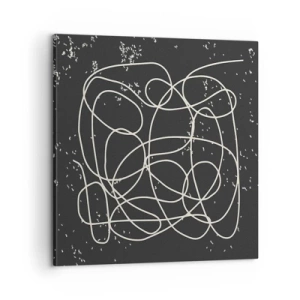 Lærredstryk - Billede på lærred - Vandrende tanker - 60x60 cm