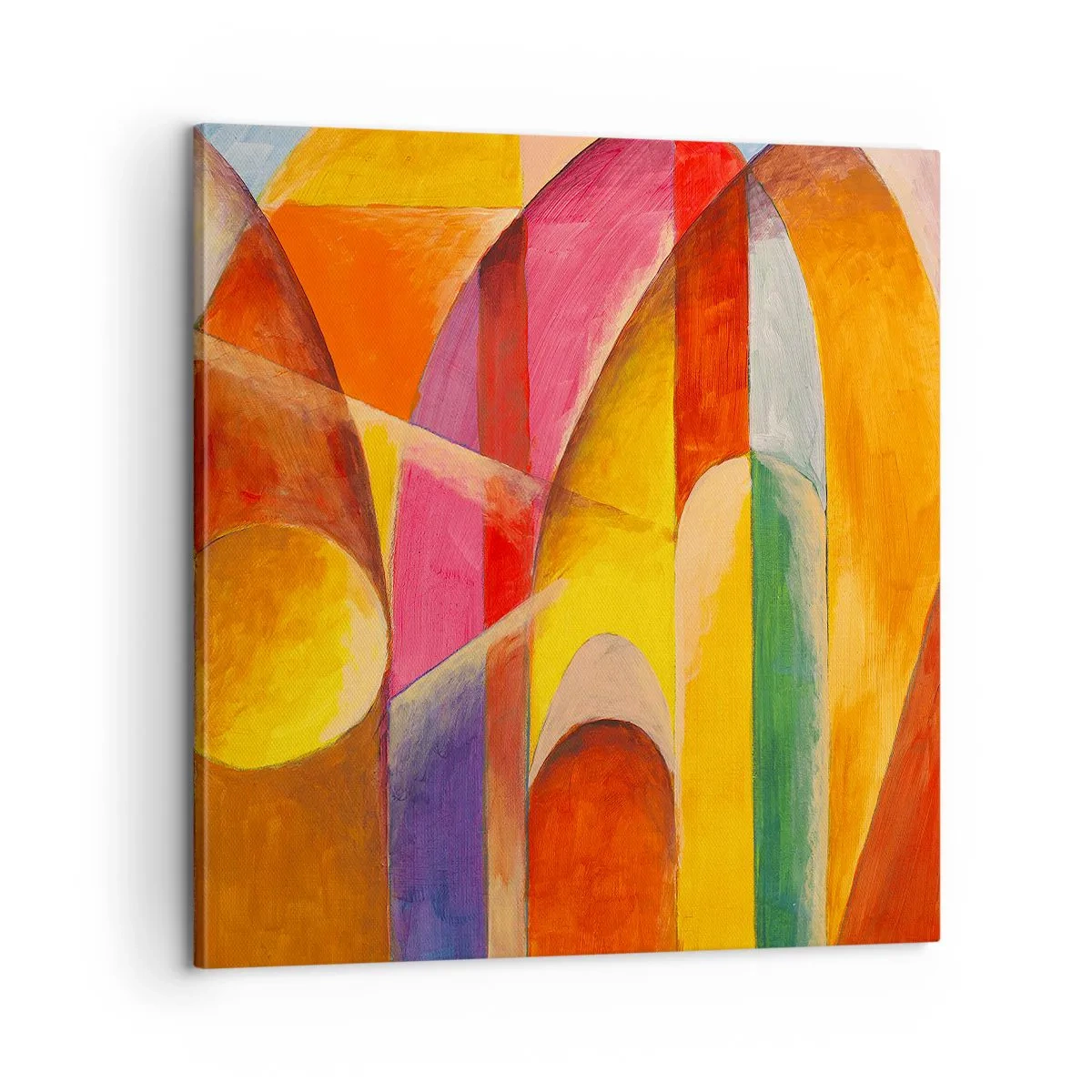 Lærredstryk - Billede på lærred - Solens katedral - 60x60 cm