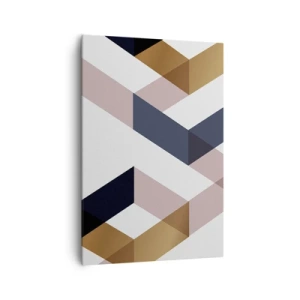 Lærredstryk - Billede på lærred - Planer og vinkler - 70x100 cm