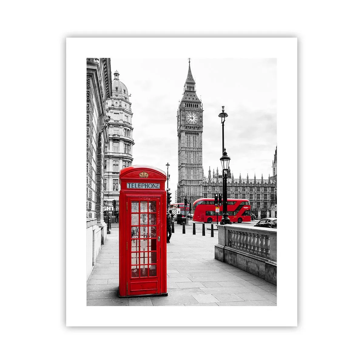 Plakat - Uden tvivl, London - 40x50 cm