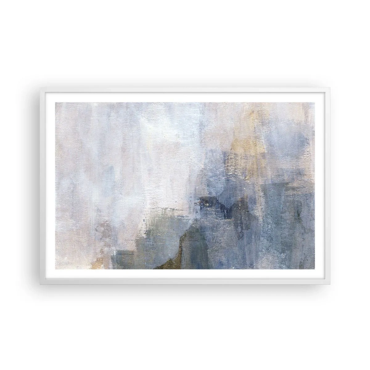 Plakat i hvid ramme - Farvetoner og akkorder - 91x61 cm