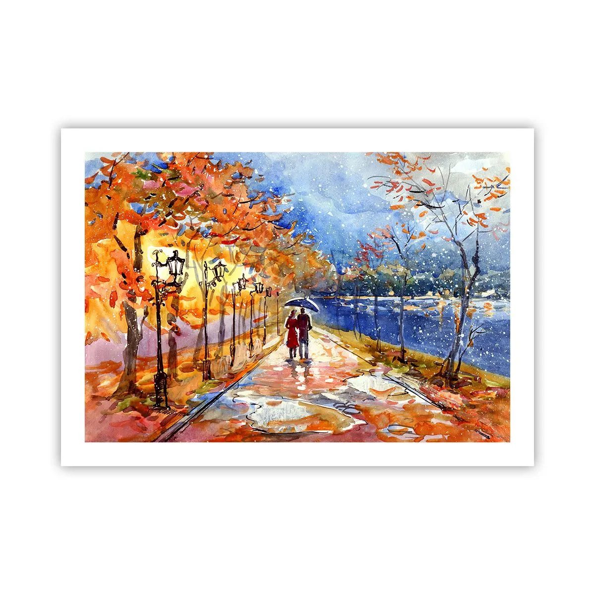 Plakat - Sammen indtil tidsfristen - 70x50 cm