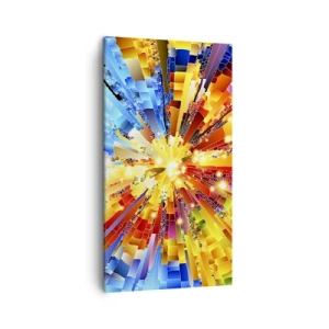 Lærredstryk - Billede på lærred - In medias res - 45x80 cm