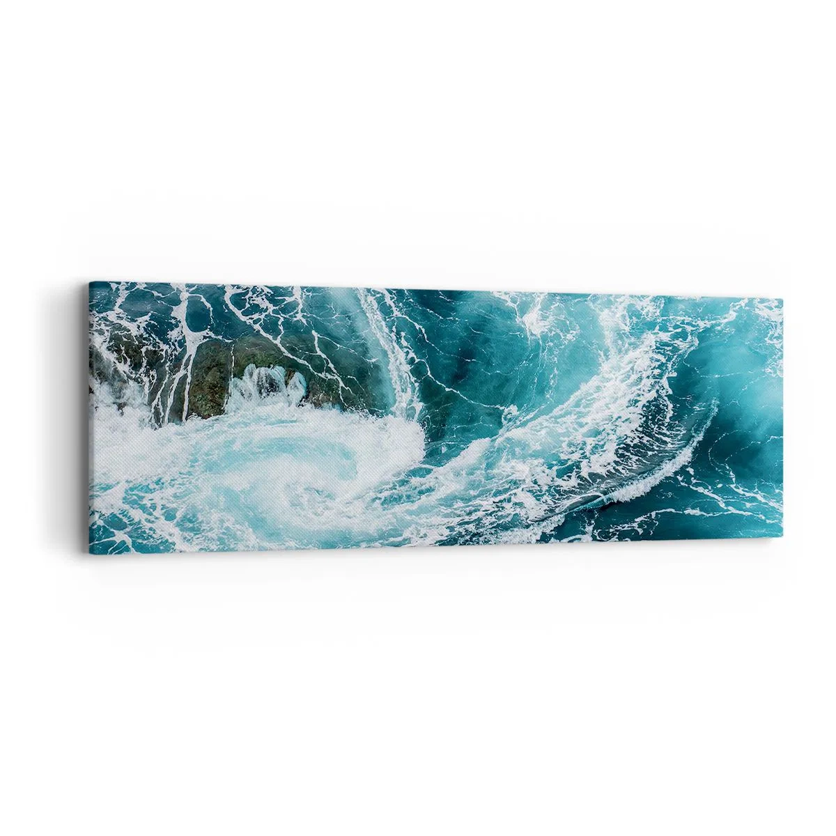 Lærredstryk - Billede på lærred - Porten til jordens indre - 90x30 cm