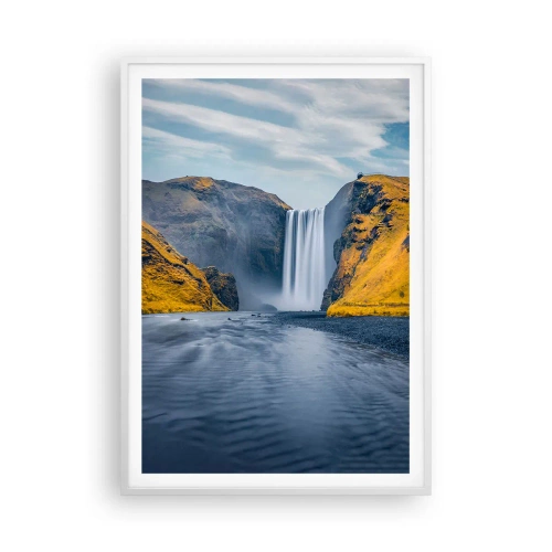 Plakat i hvid ramme - Evig varighed, evig bevægelse - 70x100 cm