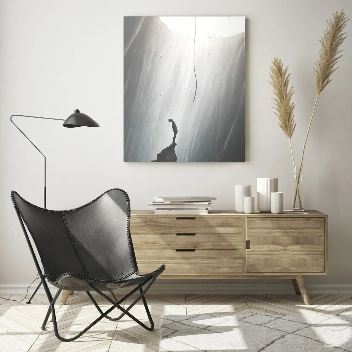 Billede på glas - Der er altid en vej ud - 50x70 cm