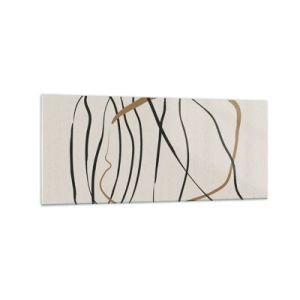 Billede på glas - Komposition - dans i besiddelse - 120x50 cm