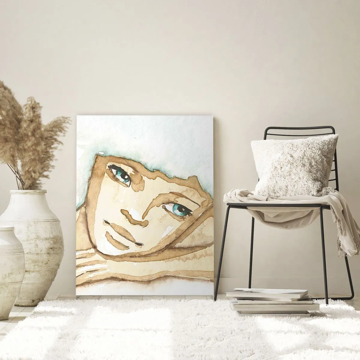 Billede på glas - Poesiens træ vokser ud af stilheden - 50x70 cm