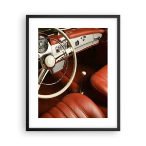 Plakat i sort ramme - Luksus i vintage stil - 40x50 cm