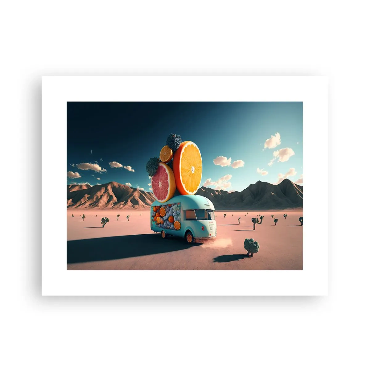Plakat - En smag af ferie - 40x30 cm