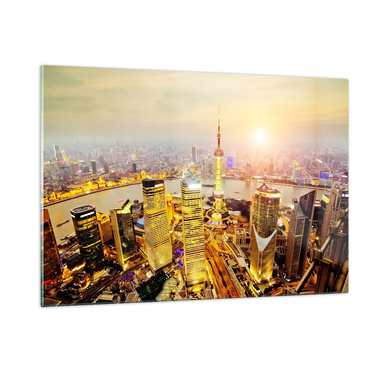 Billede på glas - Den asiatiske drøm - 120x80 cm