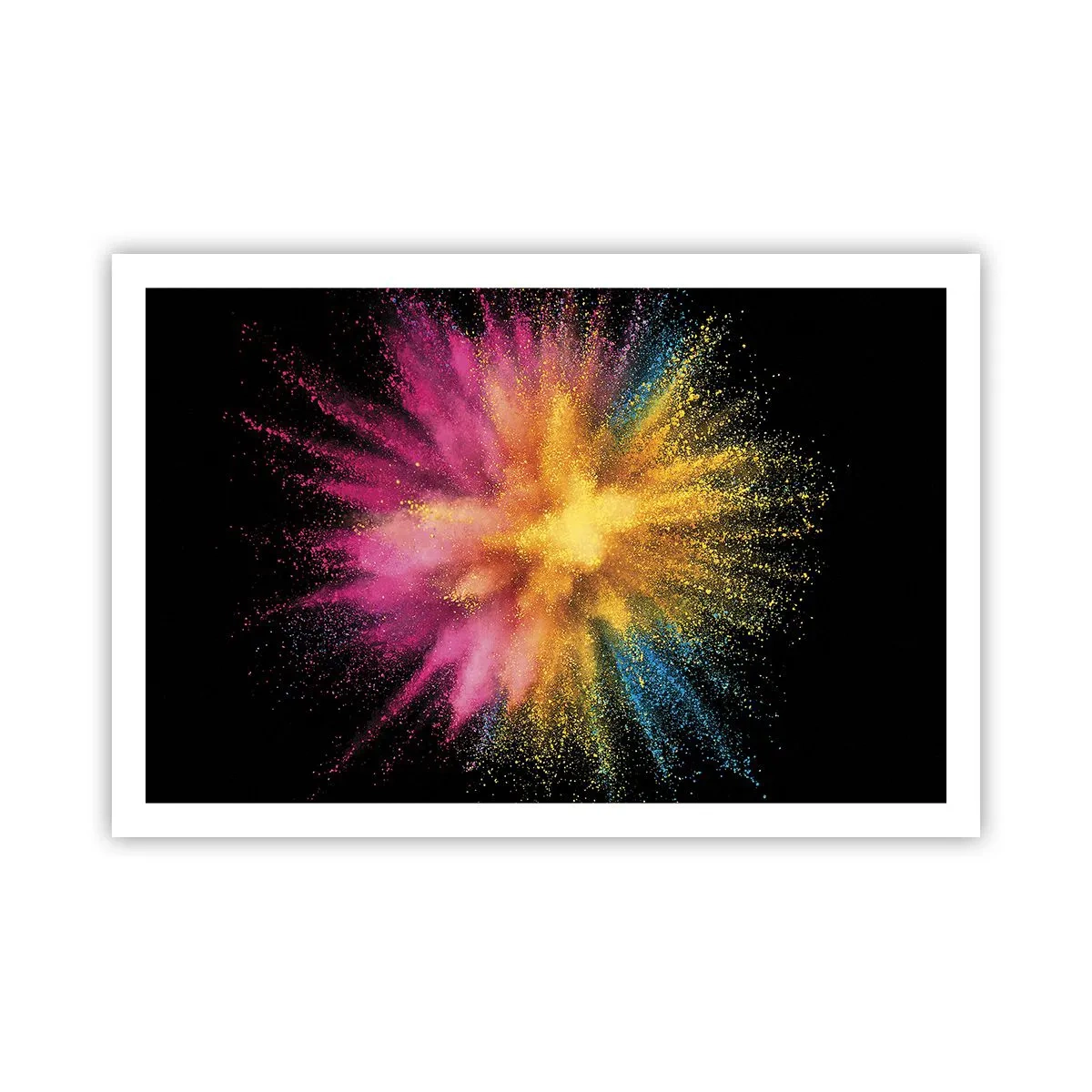 Plakat - Farvernes fødsel  - 91x61 cm