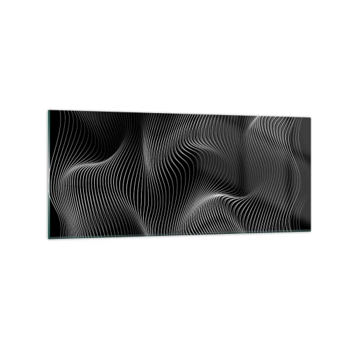 Billede på glas - Lysets dans i rummet - 120x50 cm