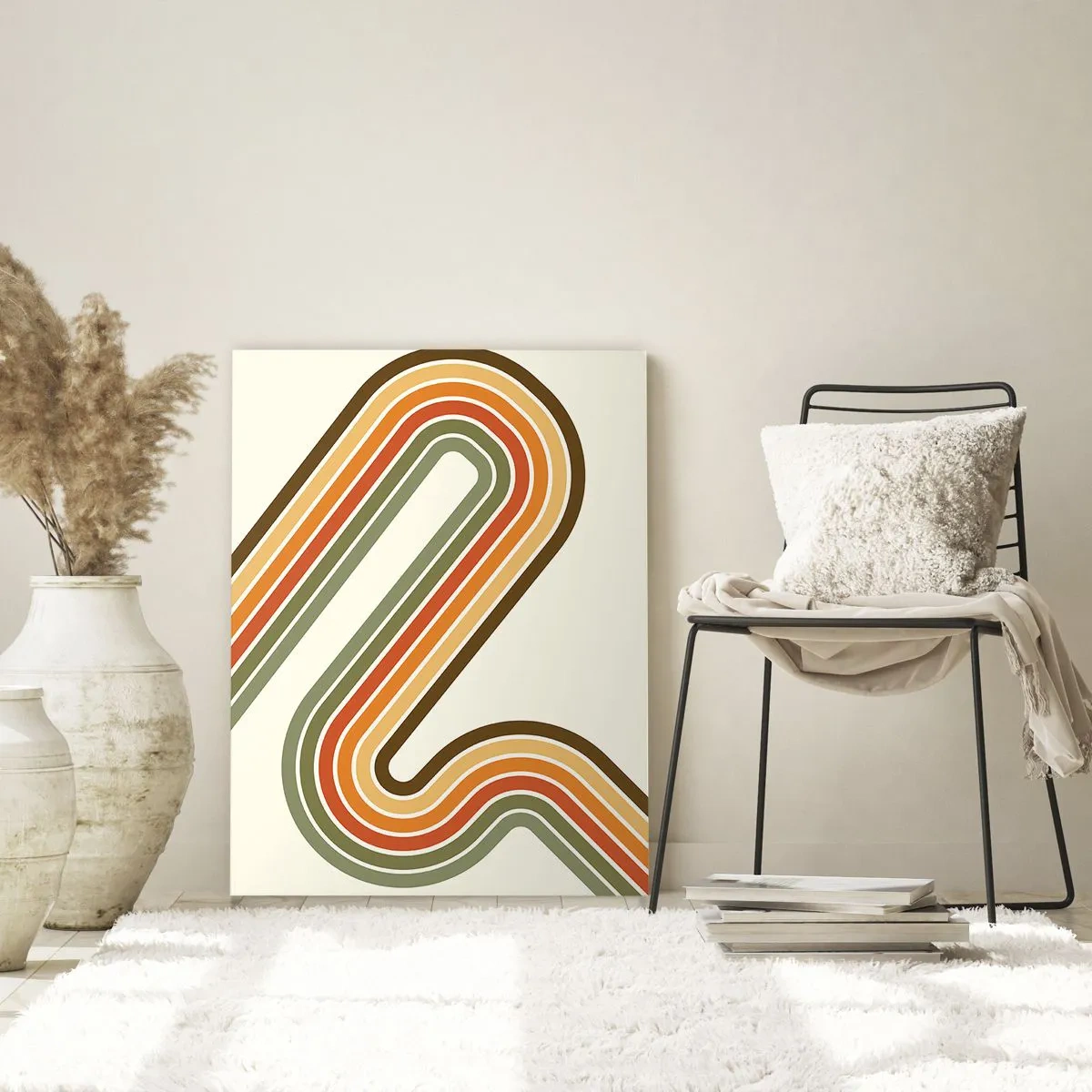Billede på glas - Zigzag til destinationen - 50x70 cm