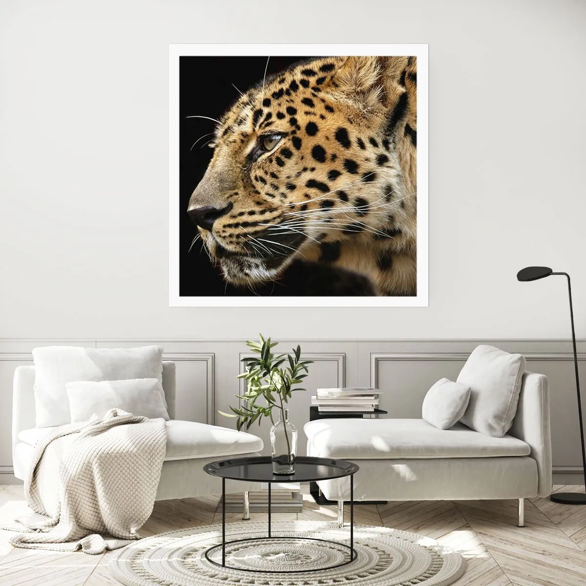 Plakat - Rolig, fokuseret, klar - 40x40 cm