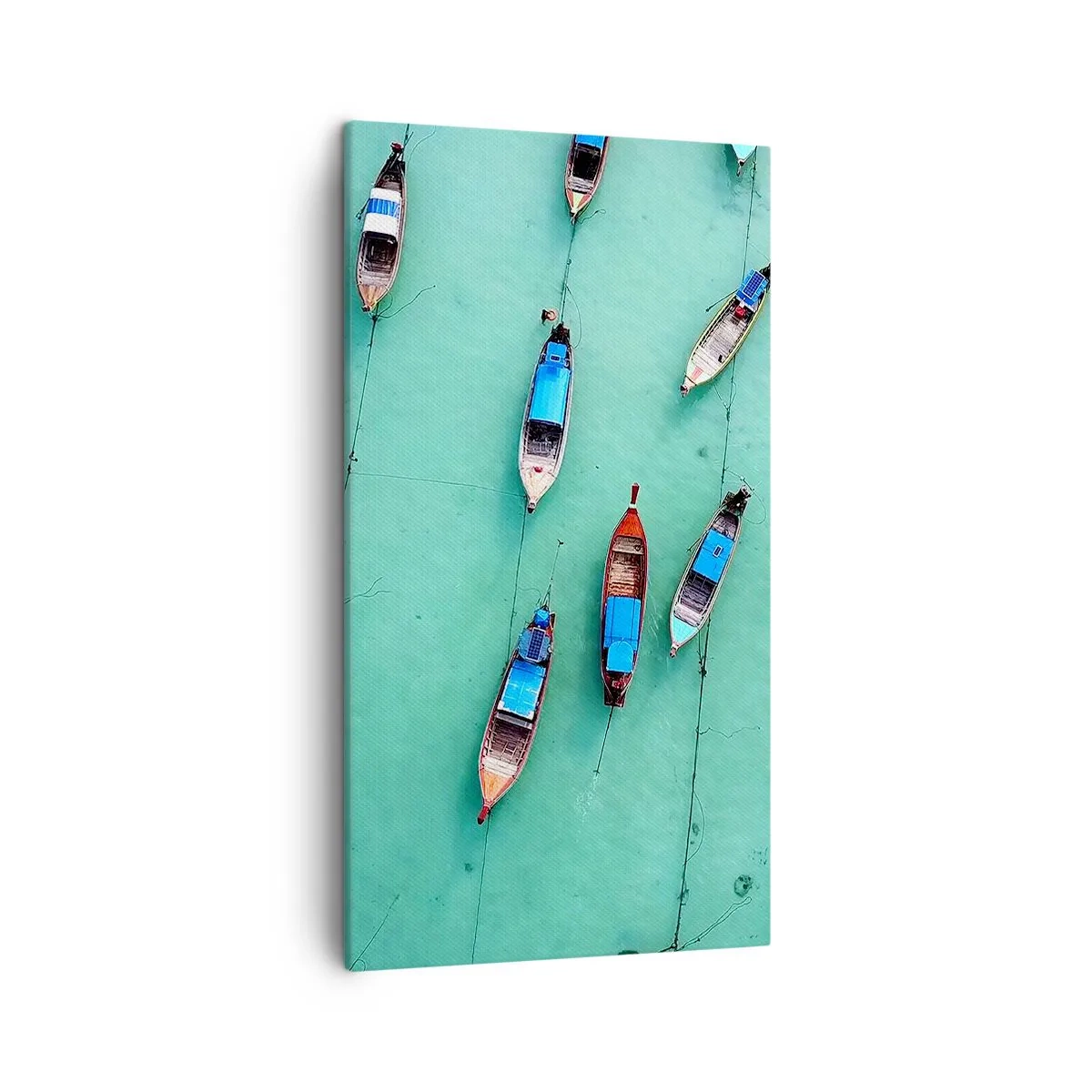 Lærredstryk - Billede på lærred - I glædelig forventning - 45x80 cm