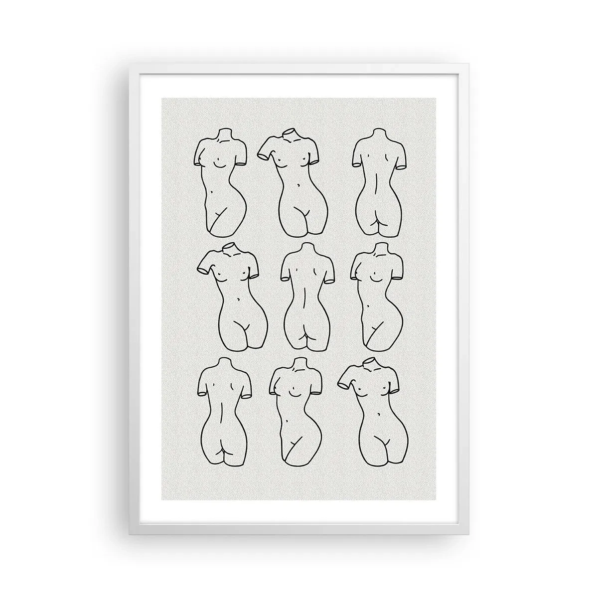 Plakat i hvid ramme - Kun Venus - 50x70 cm