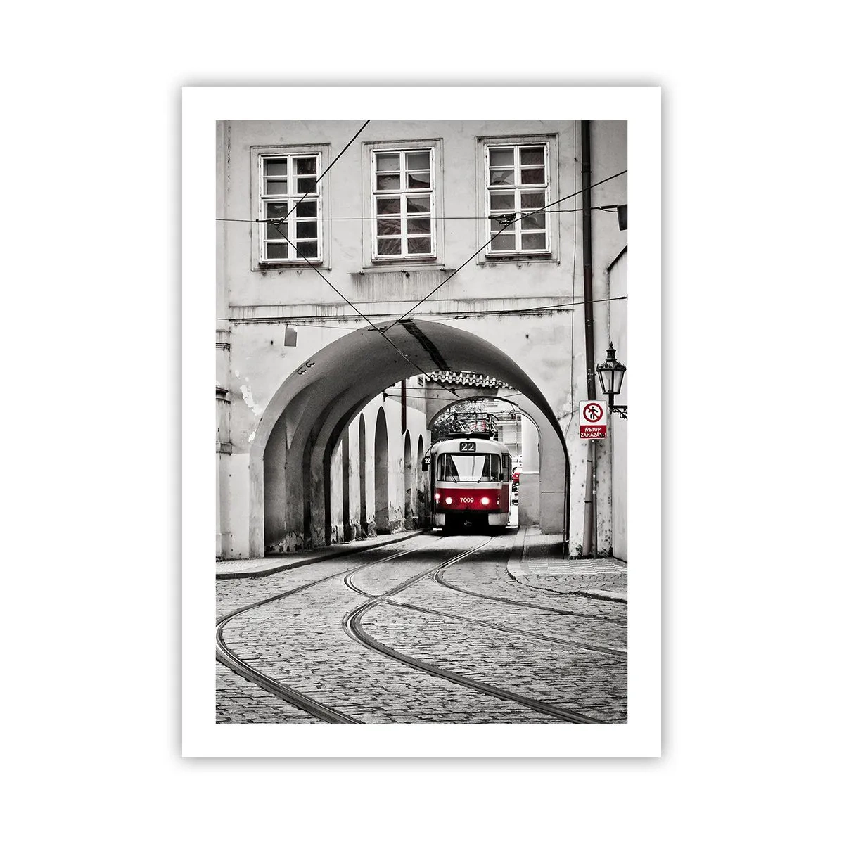 Plakat - Gennem byens labyrint - 50x70 cm
