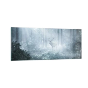 Billede på glas - Morgenvandring rundt på godset - 100x40 cm