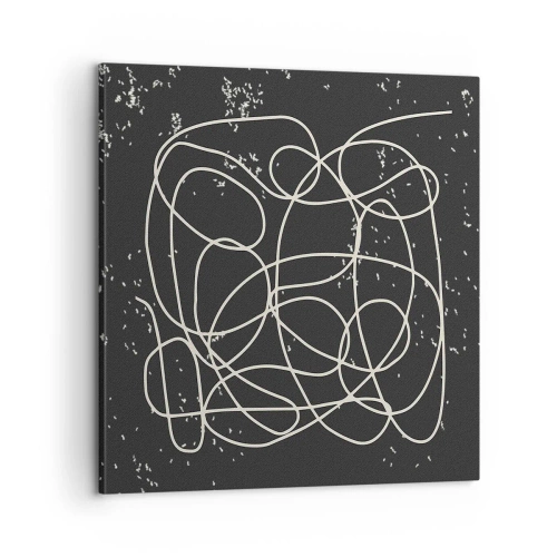 Lærredstryk - Billede på lærred - Vandrende tanker - 60x60 cm