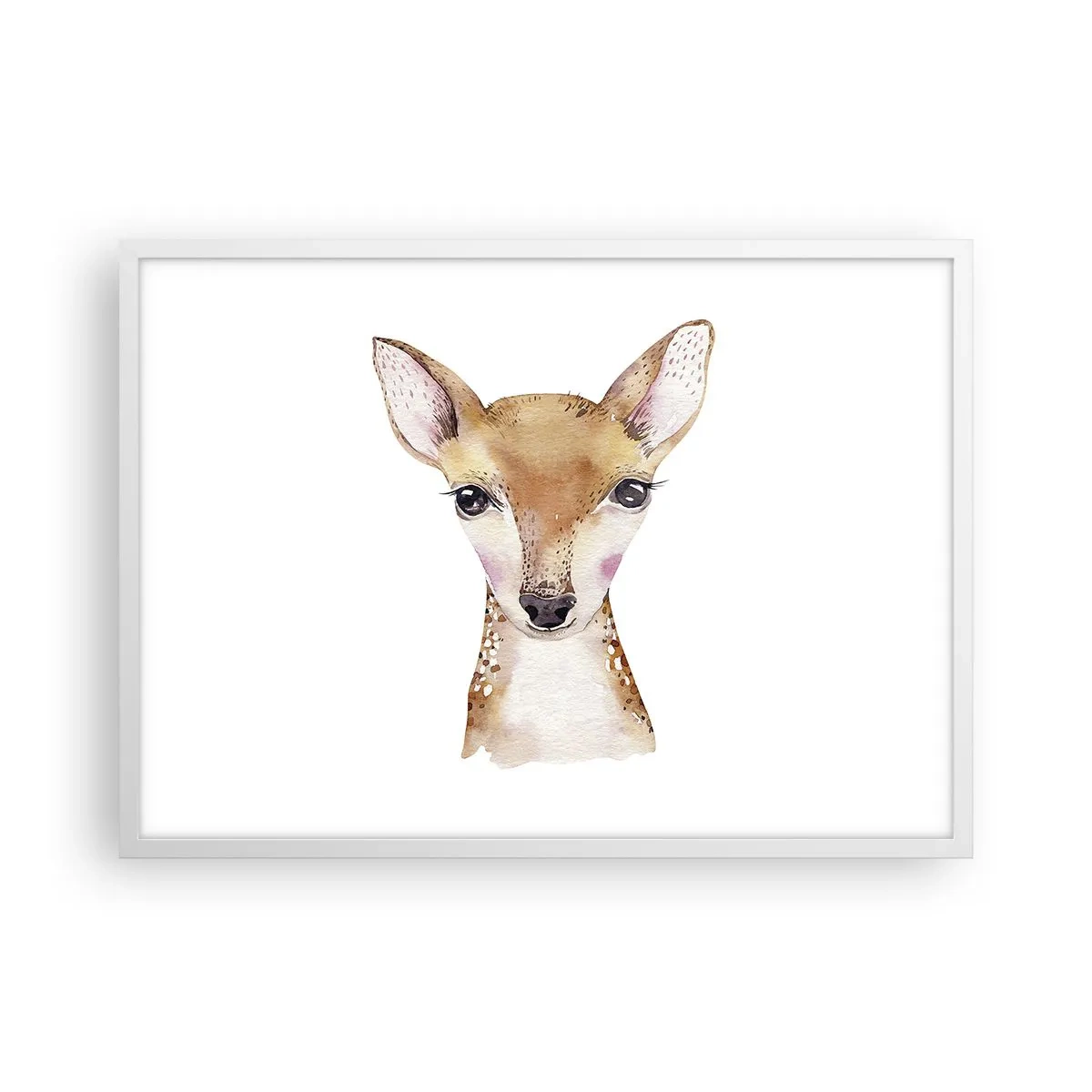 Plakat i hvid ramme - Uskyldighedens natur - 70x50 cm