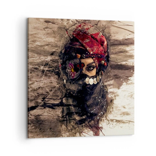 Lærredstryk - Billede på lærred - Foruroligende for at sige det mildt - 60x60 cm