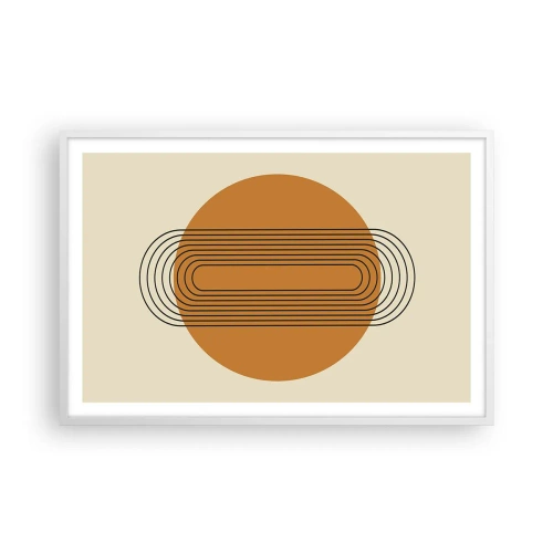 Plakat i hvid ramme - Den perfekte plan - 91x61 cm
