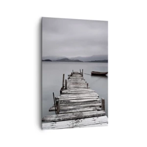 Lærredstryk - Billede på lærred - Du kan tage af sted i morgen - 80x120 cm