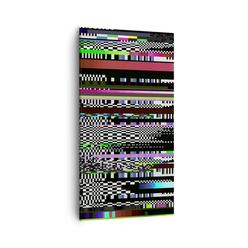 Lærredstryk - Billede på lærred - Det kontrollerede billede af virkeligheden - 55x100 cm