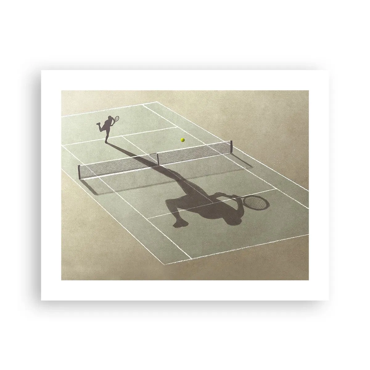 Plakat - Overvind dig selv - 50x40 cm