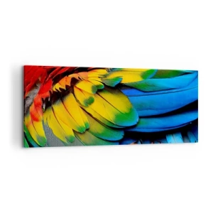 Lærredstryk - Billede på lærred - Paradisfugl - 120x50 cm