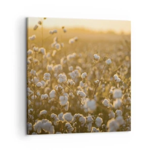 Lærredstryk - Billede på lærred - Et luftigt felt - 60x60 cm