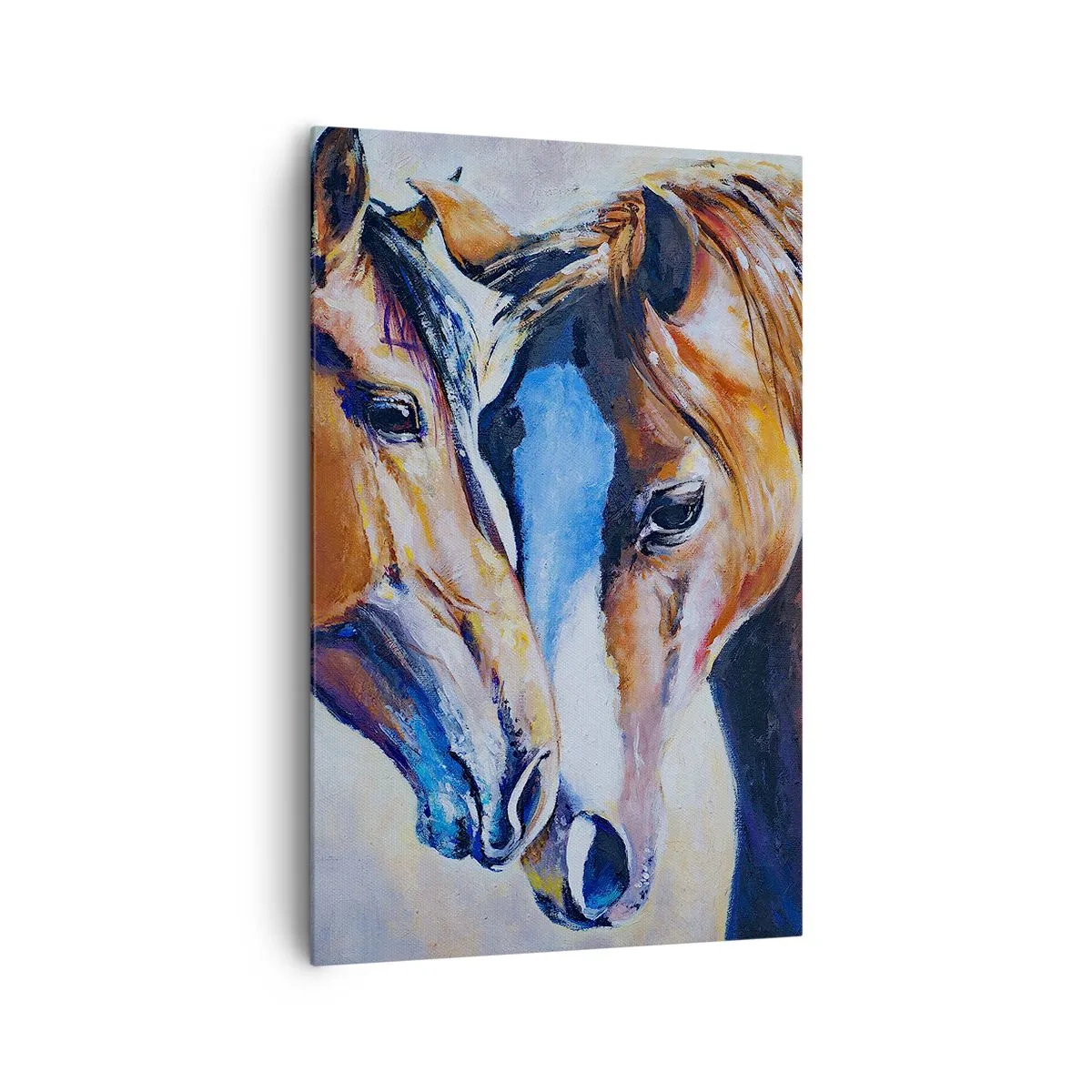 Lærredstryk - Billede på lærred - Er det venskab, er det kærlighed? - 80x120 cm
