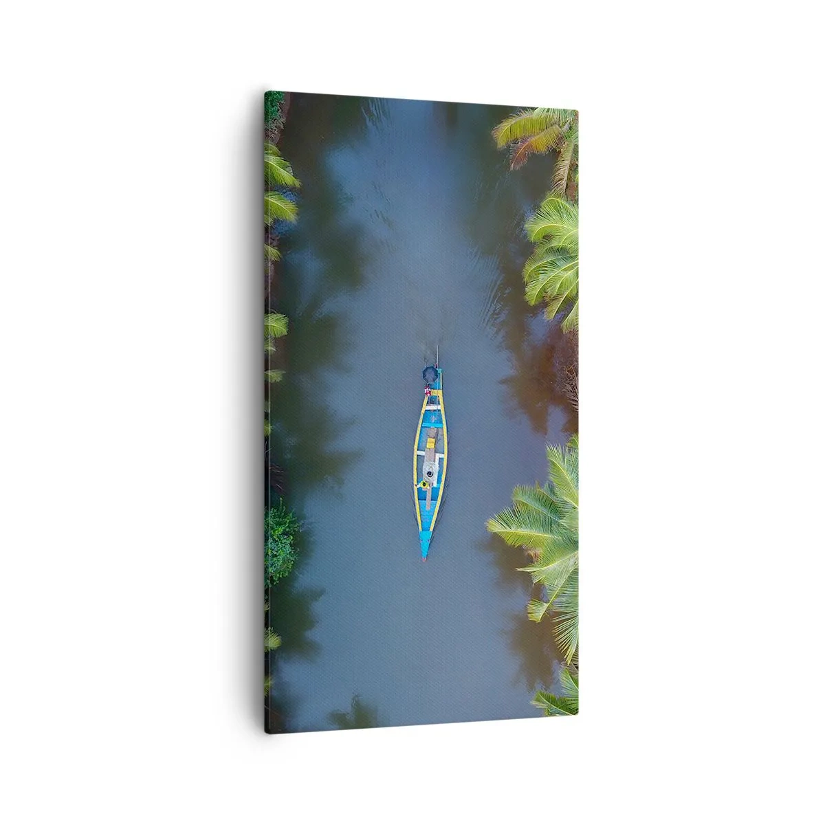 Lærredstryk - Billede på lærred - På en tropisk sti - 55x100 cm