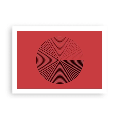 Plakat - Cirkulær bevægelse - 70x50 cm