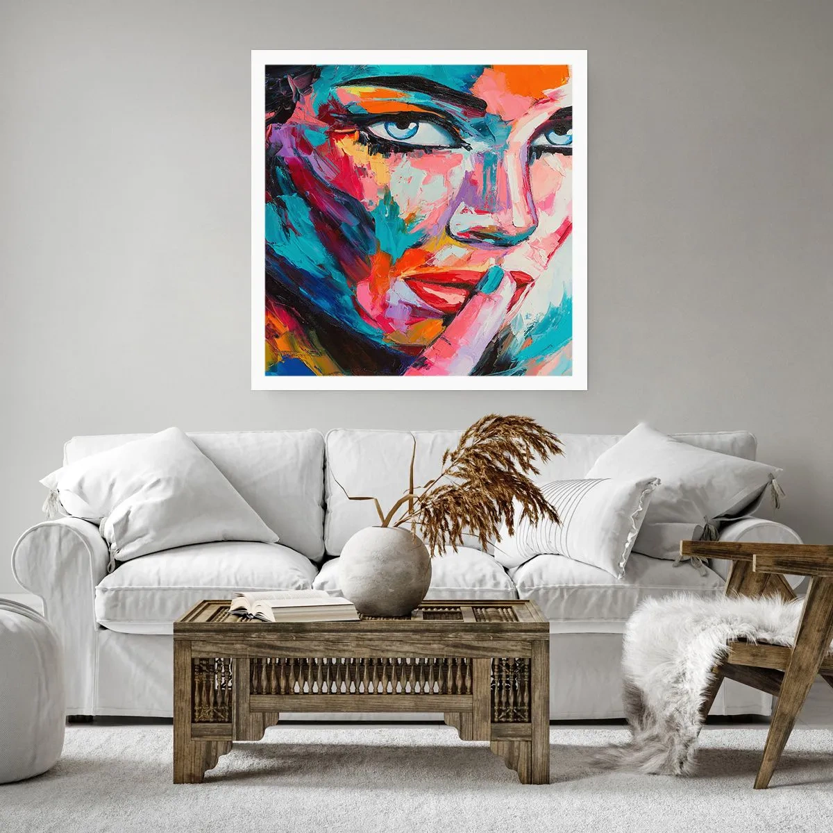 Plakat - Vores første hemmelighed - 60x60 cm