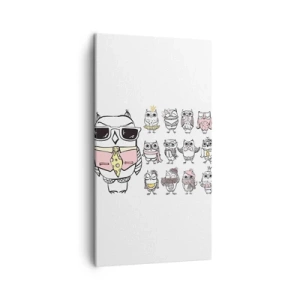 Lærredstryk - Billede på lærred - Så mange roller at spille - 45x80 cm