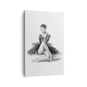 Lærredstryk - Billede på lærred - Fortryllet af dans - 80x120 cm